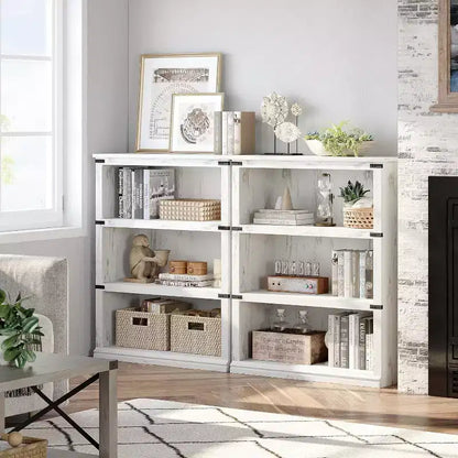 Étagère à 3 niveaux, bibliothèque en bois sur pied, organisateur de rangement, étagère de présentation, pour l'affichage de livres et de décorations d'intérieur
