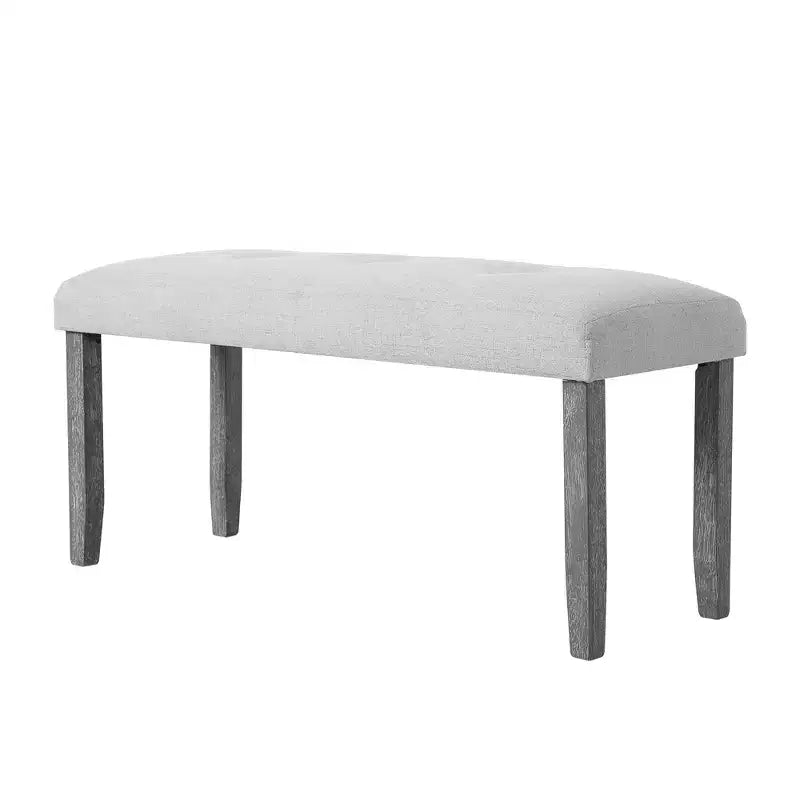Lot de 4 chaises de salle à manger capitonnées, banc capitonné, banc de lit avec siège rembourré - Modernluxe
