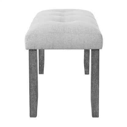 Lot de 4 chaises de salle à manger capitonnées, banc capitonné, banc de lit avec siège rembourré - Modernluxe