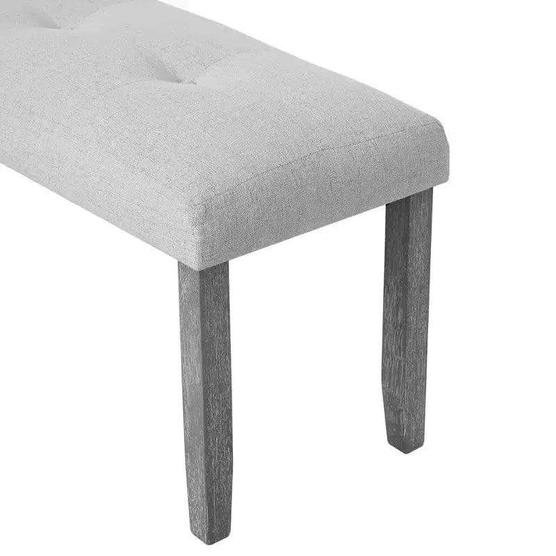 Lot de 4 chaises de salle à manger capitonnées, banc capitonné, banc de lit avec siège rembourré - Modernluxe