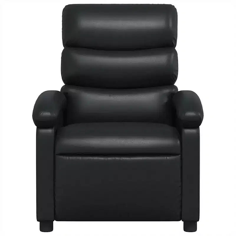 Fauteuil inclinable de massage vidaXL, dossier/repose-pieds réglable - Noir