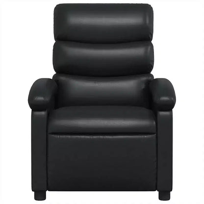 Fauteuil inclinable de massage vidaXL, dossier/repose-pieds réglable - Noir