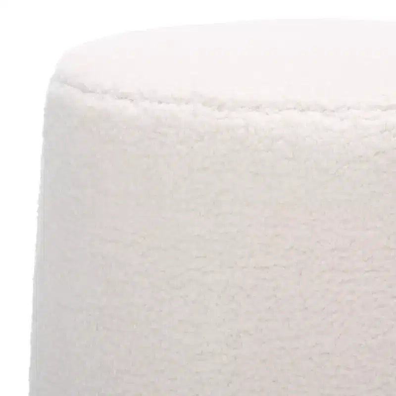Pouf ottoman évasé Liesel - OTT7504 - Ivoire - Safavieh