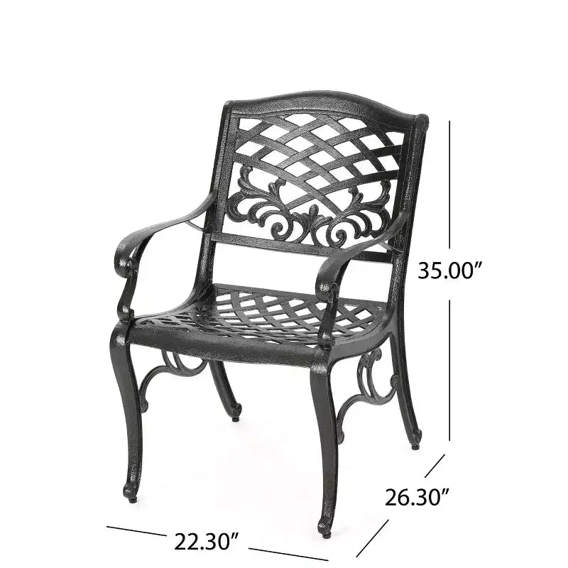 Christopher Knight Home Windley Outdoor Aluminum 7 Piece Expandable Dining Set