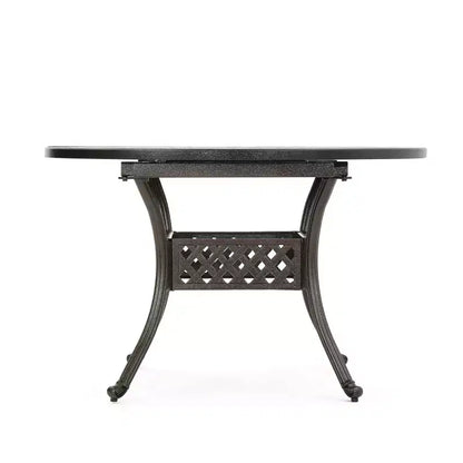Christopher Knight Home Windley Outdoor Aluminum 7 Piece Expandable Dining Set