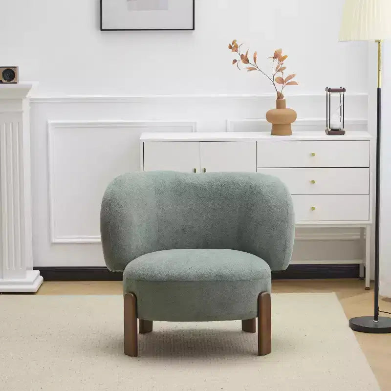 Christopher Knight Home Zoe, chaise sans accoudoirs rembourrée de style moderne du milieu du siècle, dossier à oreilles