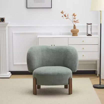 Christopher Knight Home Zoe, chaise sans accoudoirs rembourrée de style moderne du milieu du siècle, dossier à oreilles