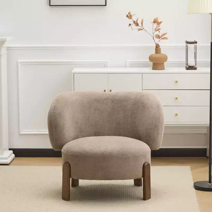 Christopher Knight Home Zoe, chaise sans accoudoirs rembourrée de style moderne du milieu du siècle, dossier à oreilles
