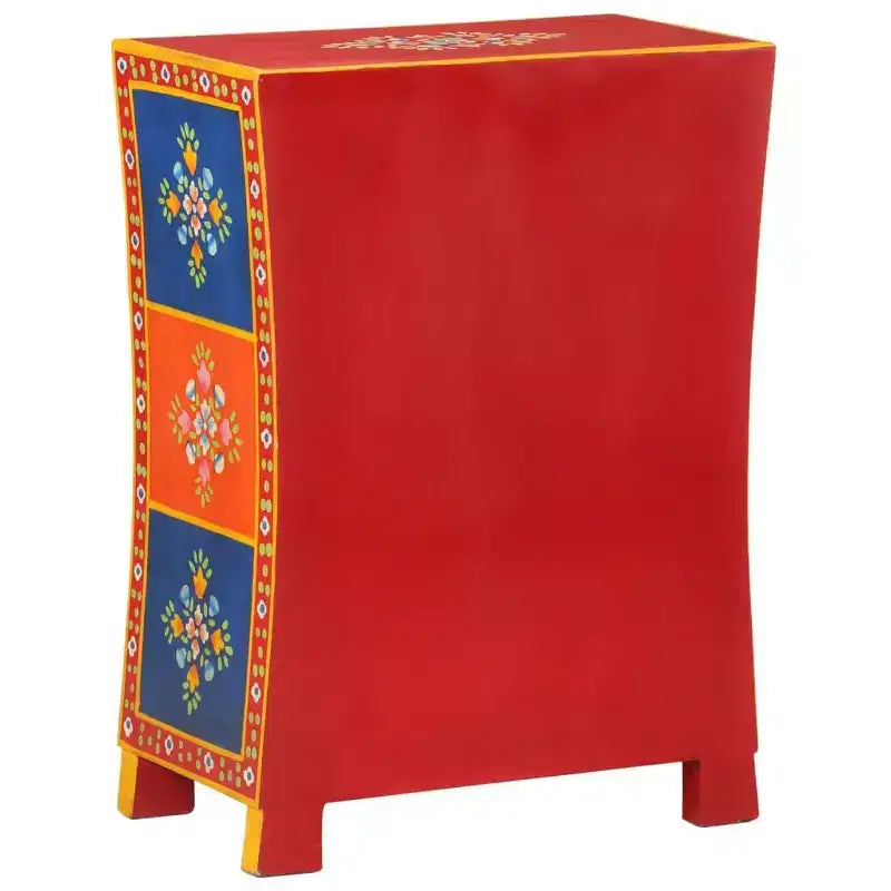 vidaXL Sideboard Mixed Color Solid Mango Wood Small Sideboard