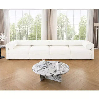 Modular Sectional Sofa with Storage, Cylindrical Backrest and Armrests Deep Comfortable Seating,Durable and Supportive for Living Room