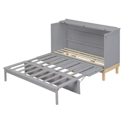 Lit escamotable grand lit (Queen Size) Whisen, peu encombrant, construction durable, installation simple avec quincaillerie incluse
