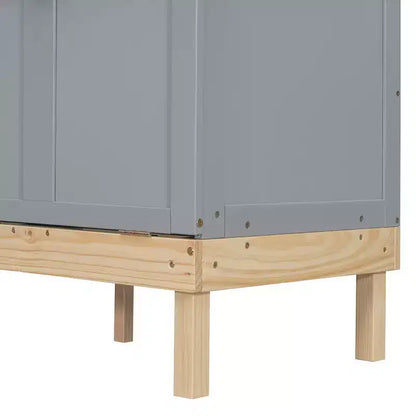 Lit escamotable grand lit (Queen Size) Whisen, peu encombrant, construction durable, installation simple avec quincaillerie incluse