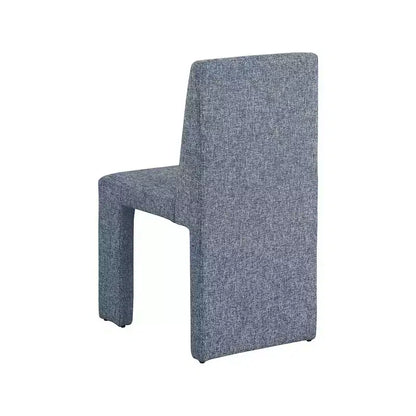 Chaise de salle à manger Meridian Furniture Benson en tissu texturé de lin, ensemble de 2