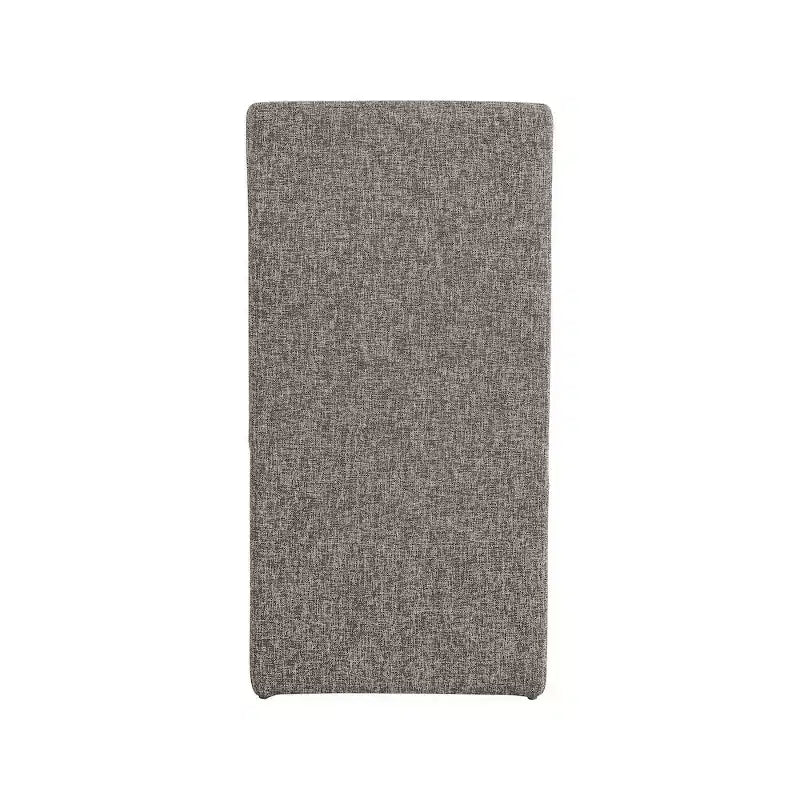 Chaise de salle à manger Meridian Furniture Benson en tissu texturé de lin, ensemble de 2