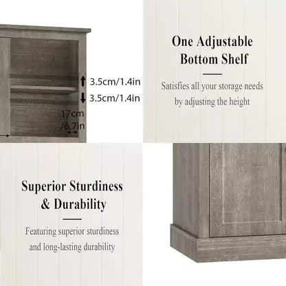 Pantry with Drawers and Adjustable Shelves, 71Tall Freestanding Kitchen Pantry Cabinet with Microwave Stand, Hutch Cabinet