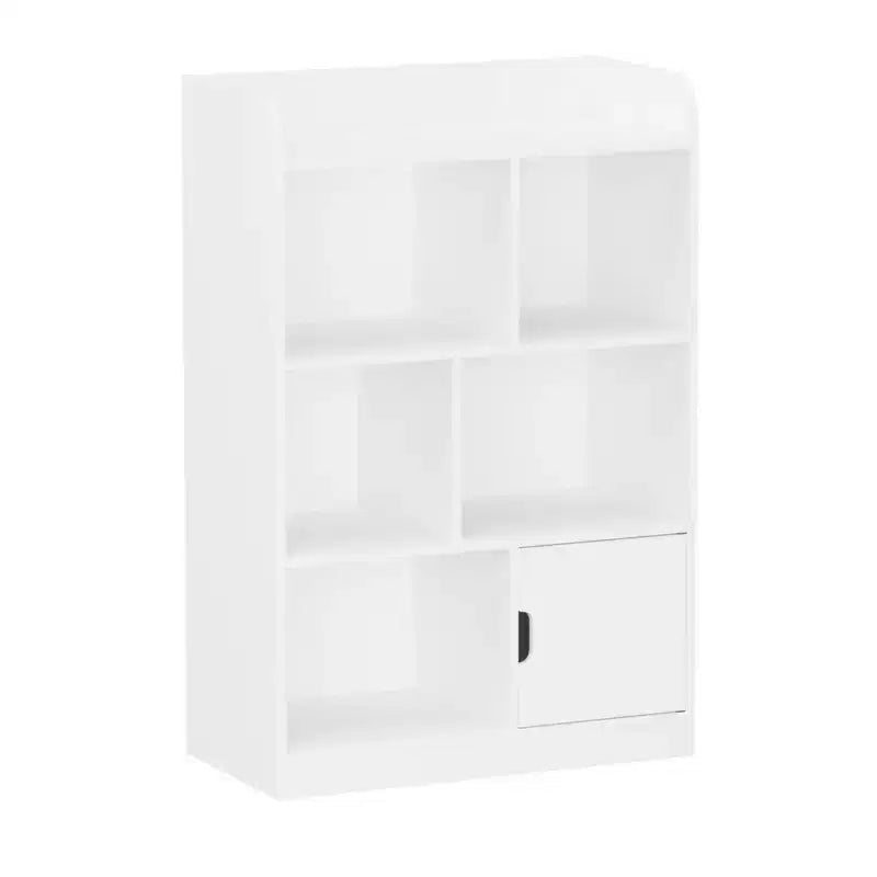 MAYEERTY Kids Bookshelf with 6 Compartments Freestanding Shelves and Cube Organizer for Bedroom Living Room