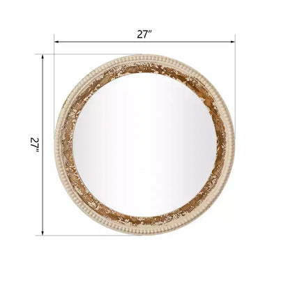 Miroir mural plat Maxax en bois