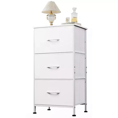 Table de chevet GALAXHERO avec 3 tiroirs, commode en tissu, organisateur de rangement pour chambre à coucher, couloir, entrée, placards