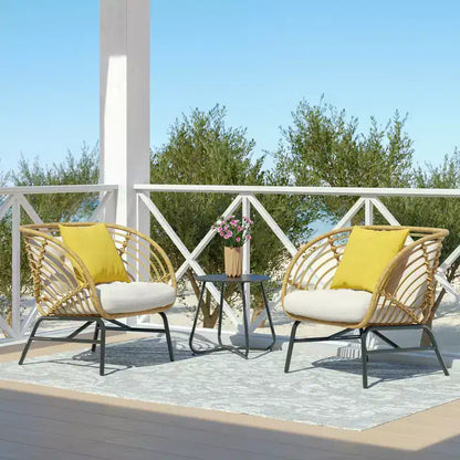 GRANDPATIO 2 - Person Outdoor Seating Group with Cushions