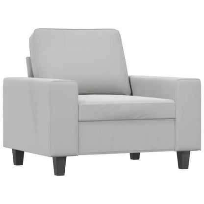 vidaXL 2-Seater Microfiber Sofa - Dark Gray - Durable Upholstery, Adjustable Comfort - Modern Design for Living Room, Lounge, or Office.