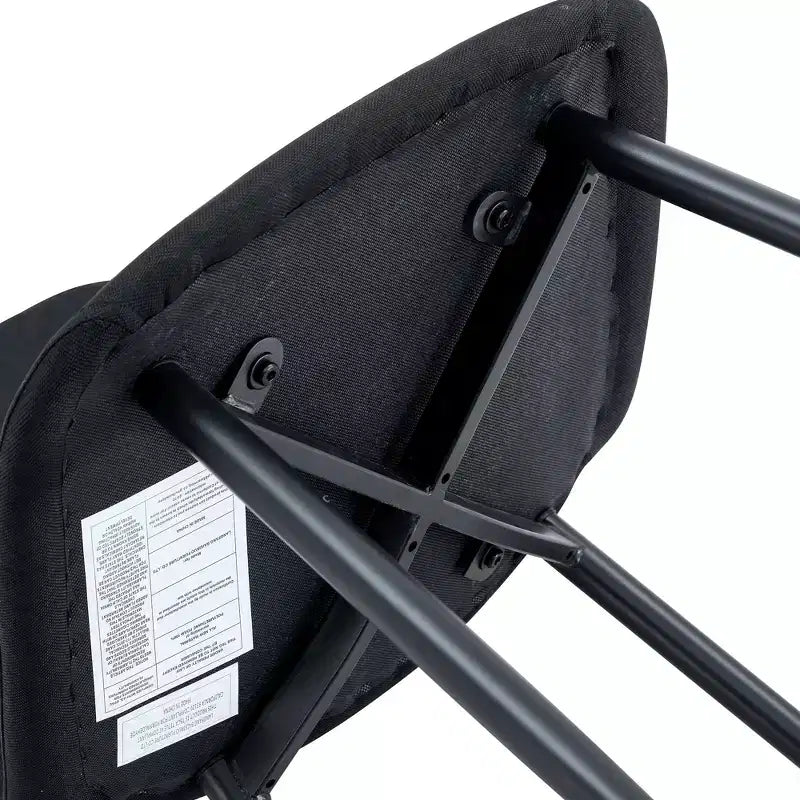MAYEERTY Lot de 4 chaises de salle à manger de luxe, simples, en lin et coton noirs, pieds en métal noir, s'adaptent à divers décors