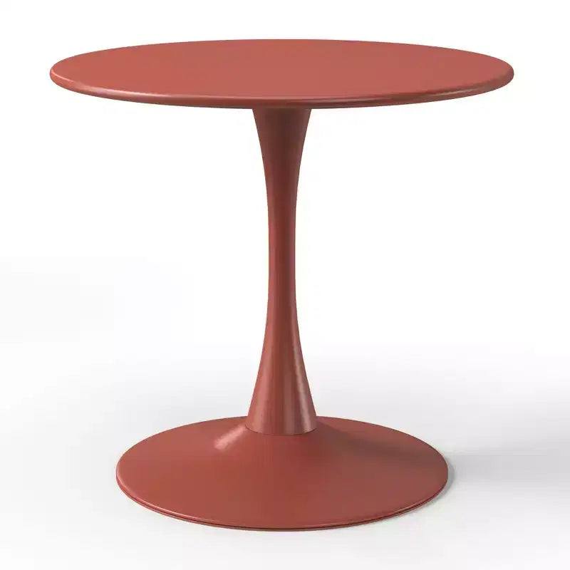 Ensemble de table à manger de patio ronde en métal 5 pièces d'intérieur/extérieur WestinTrends Playa avec chaises de patio empilables