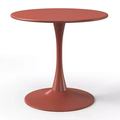 Ensemble de table à manger de patio ronde en métal 5 pièces d'intérieur/extérieur WestinTrends Playa avec chaises de patio empilables