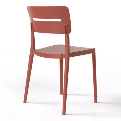 Ensemble de table à manger de patio ronde en métal 5 pièces d'intérieur/extérieur WestinTrends Playa avec chaises de patio empilables