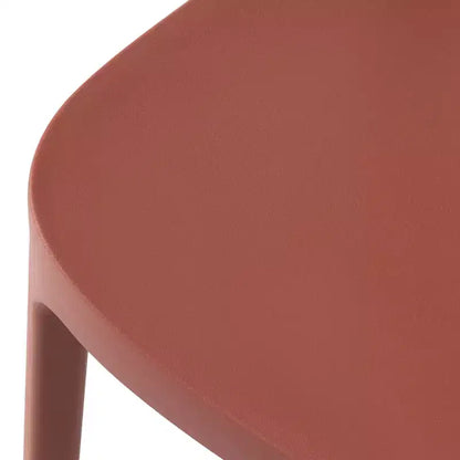 Ensemble de table à manger de patio ronde en métal 5 pièces d'intérieur/extérieur WestinTrends Playa avec chaises de patio empilables