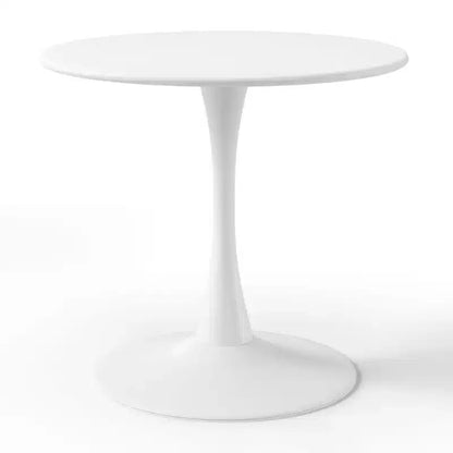 Ensemble de table à manger de patio ronde en métal 5 pièces d'intérieur/extérieur WestinTrends Playa avec chaises de patio empilables