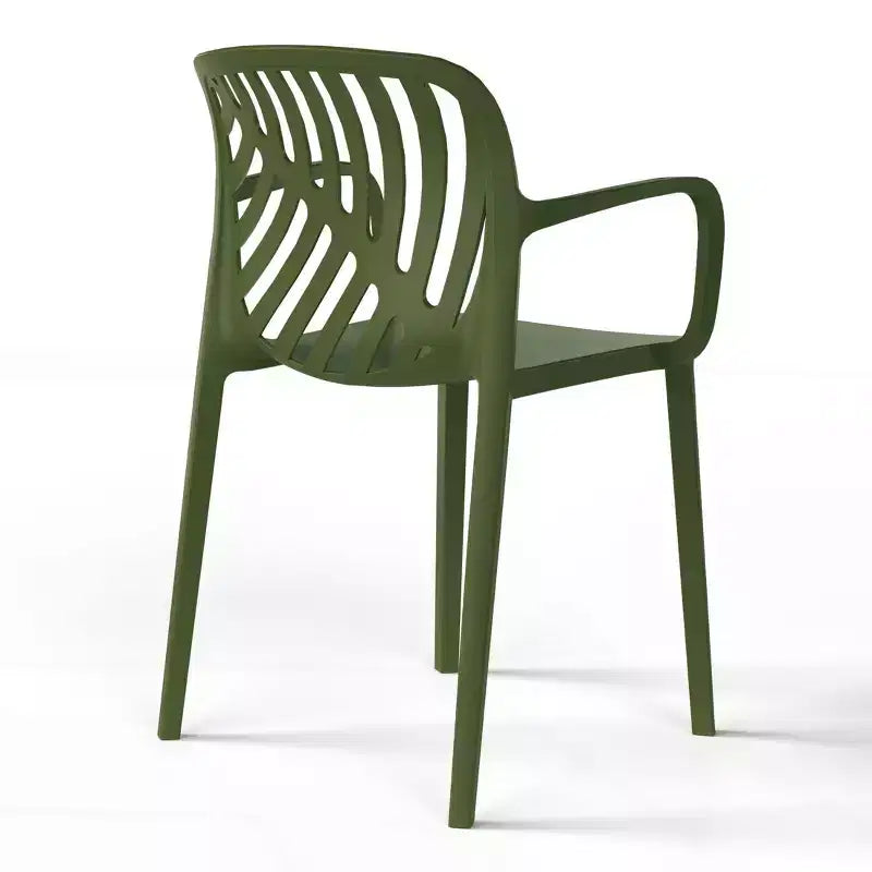 Ensemble de salle à manger d'extérieur et d'intérieur 3 pièces en métal WestinTrends Playa avec chaises de terrasse empilables