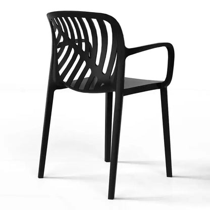 Ensemble de salle à manger d'extérieur et d'intérieur 3 pièces en métal WestinTrends Playa avec chaises de terrasse empilables