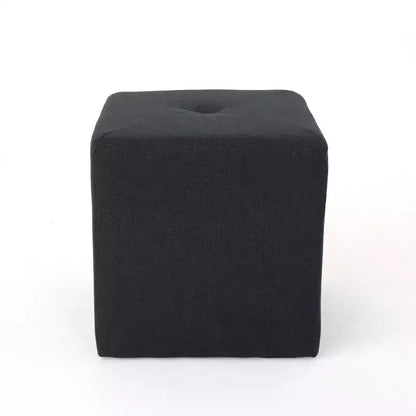 GDFStudio Brooks Contemporary Fabric Tufted Square Ottoman