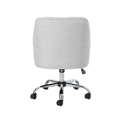 GDFStudio Morgan Mid-Century Modern Adjustable Height Fabric Home Office Chair