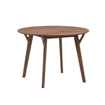 Okak 42 Table de salle à manger ronde en bois, Table de cuisine, Table à manger pour 4 personnes pour salle à manger