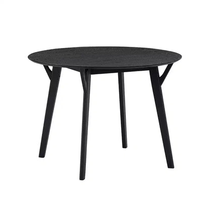 Okak 42 Table de salle à manger ronde en bois, Table de cuisine, Table à manger pour 4 personnes pour salle à manger