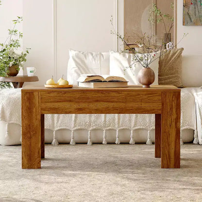 Multi-Function Center Table with Hidden Storage and Tactical Features Coffee Table Kids Desk Small Table
