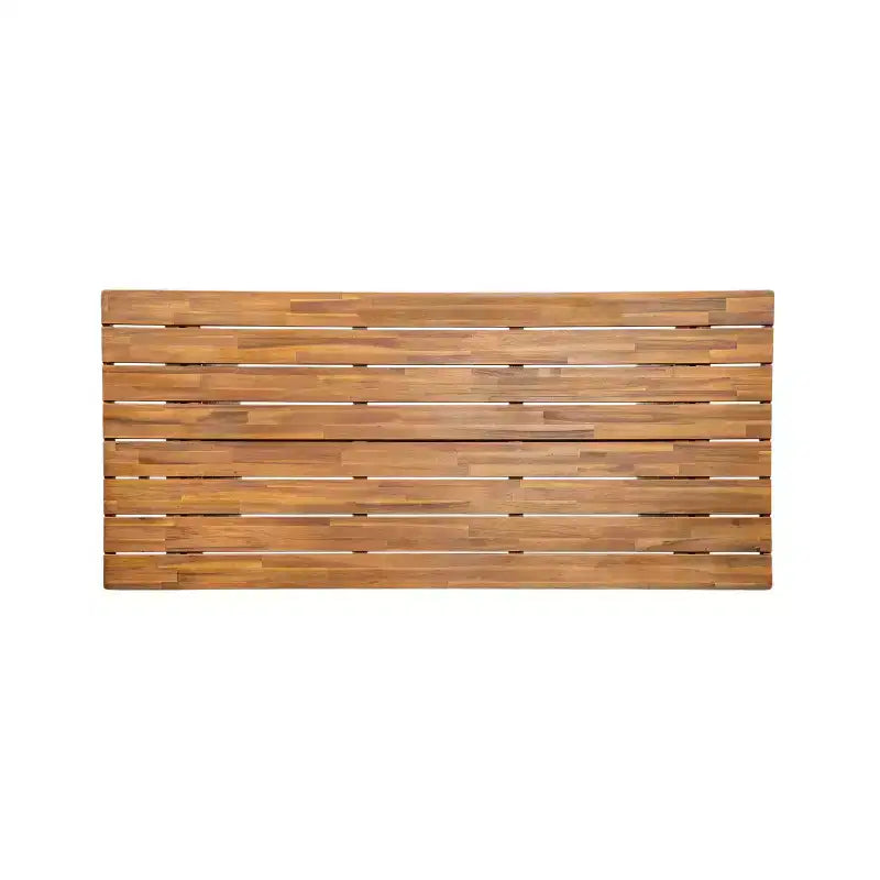 Christopher Knight Home Diana Rustic 7 Piece Outdoor Rattan Slatted Acacia Wood Dining Set with Cushions