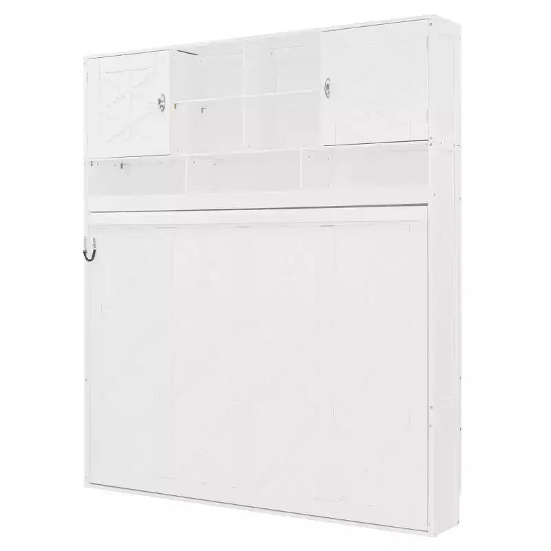 Lit escamotable mural Queen Size Merax avec grand espace de rangement