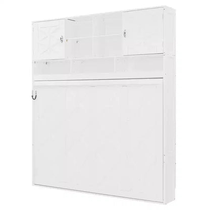 Lit escamotable mural Queen Size Merax avec grand espace de rangement