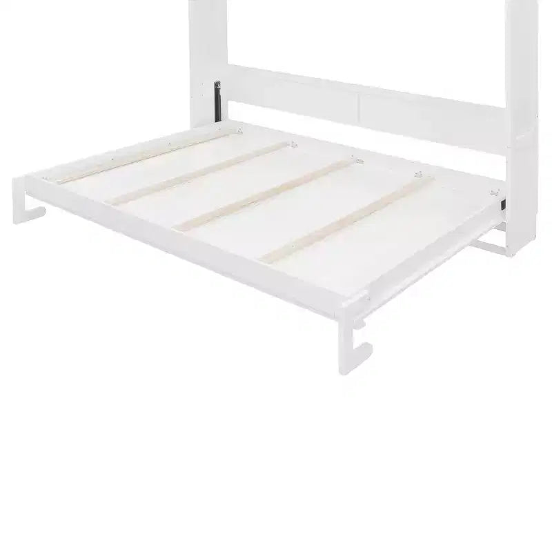 Lit escamotable mural Queen Size Merax avec grand espace de rangement