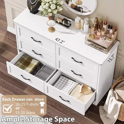 Commode à 5 ou 6 tiroirs pour chambre à coucher, commode de style rustique moderne en bois, meuble de rangement pour chambre, salon, chambre d'enfant.