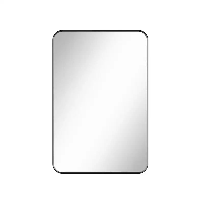 Matte Bathroom Mirror, Rounded Rectangle Vanity Mirror for Over Sink,Wall Mirror,HD Tempered Glass & Anti-Rust Aluminum Frame