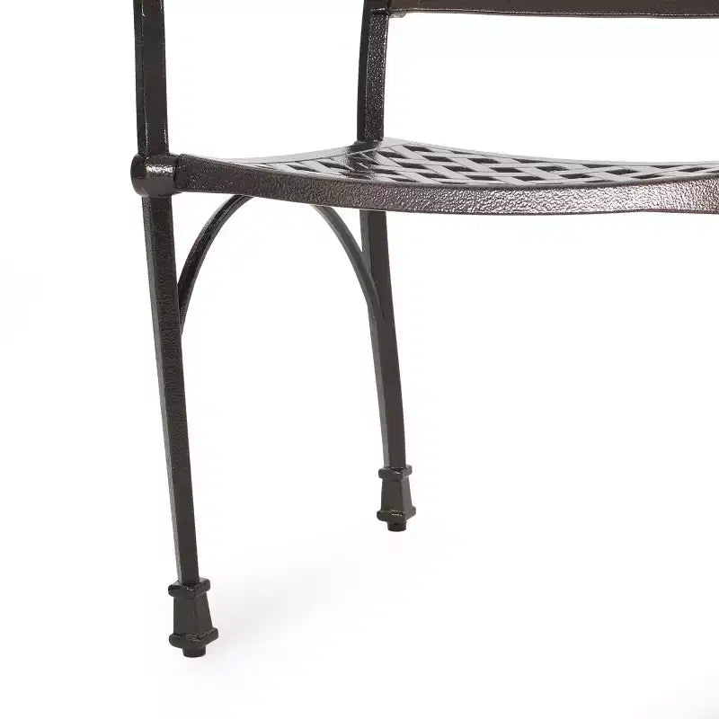 Christopher Knight Home Ridgecrest - Ensemble de salle à manger d'extérieur 5 pièces en aluminium