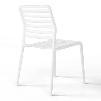 WestinTrends Playa 7-Piece Metal Rectangular Patio Dining Table Set With Stackable Plastic Dining Chairs For 6