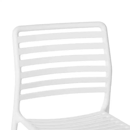 WestinTrends Playa 7-Piece Metal Rectangular Patio Dining Table Set With Stackable Plastic Dining Chairs For 6