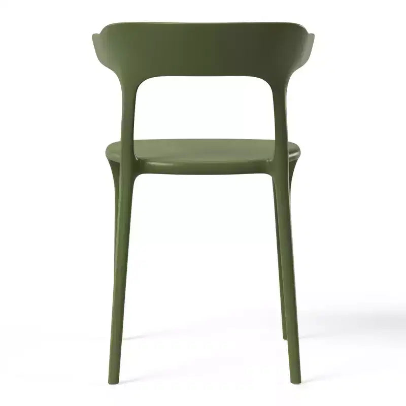 WestinTrends Playa Ensemble de 7 pièces table de salle à manger rectangulaire en métal pour extérieur avec 6 chaises de salle à manger en plastique empilables