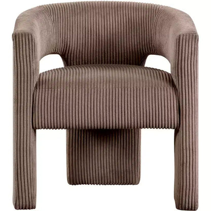 Meridian Furniture,Riz Corduroy Fabric Accent/Dining Chair
