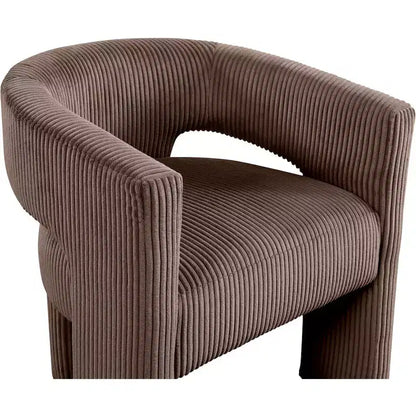 Meridian Furniture,Riz Corduroy Fabric Accent/Dining Chair