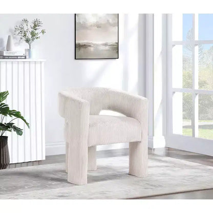 Meridian Furniture,Riz Corduroy Fabric Accent/Dining Chair
